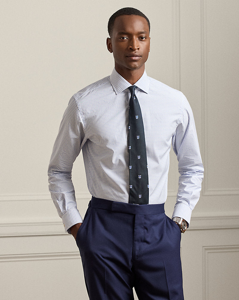 Tattersall Shirt Light Blue