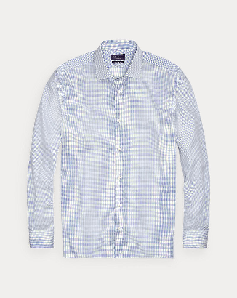 Tattersall Shirt Light Blue