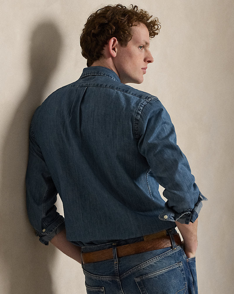 Custom Fit Denim Shirt Denim