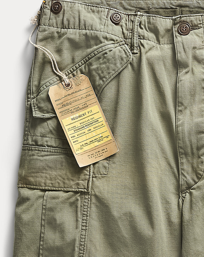 Regiment Ripstop Cargo Short Shelter Green