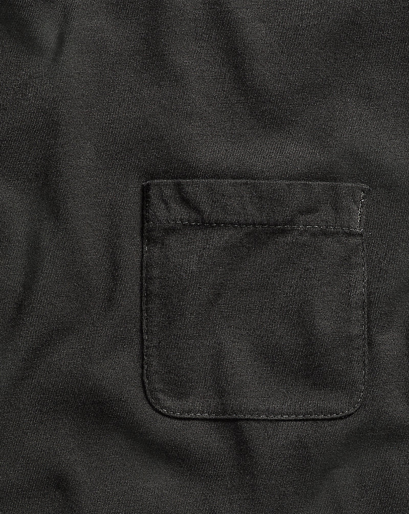Jersey Pocket T-Shirt Faded Black Canvas