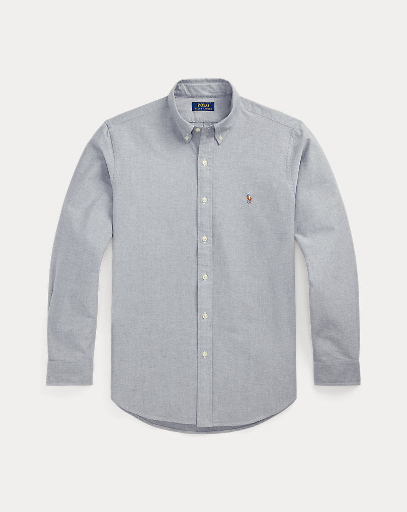 Slim Fit Oxford Shirt Slate