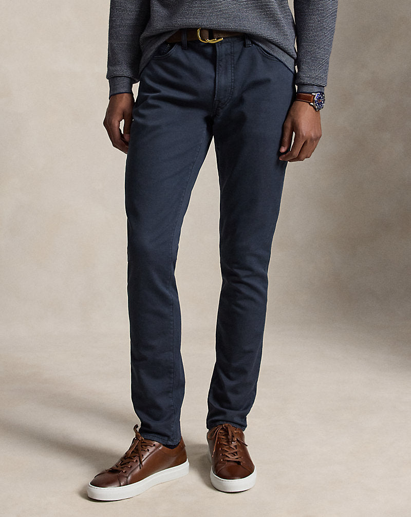 Sullivan Slim Knitlike Chino Trouser Aviator Navy