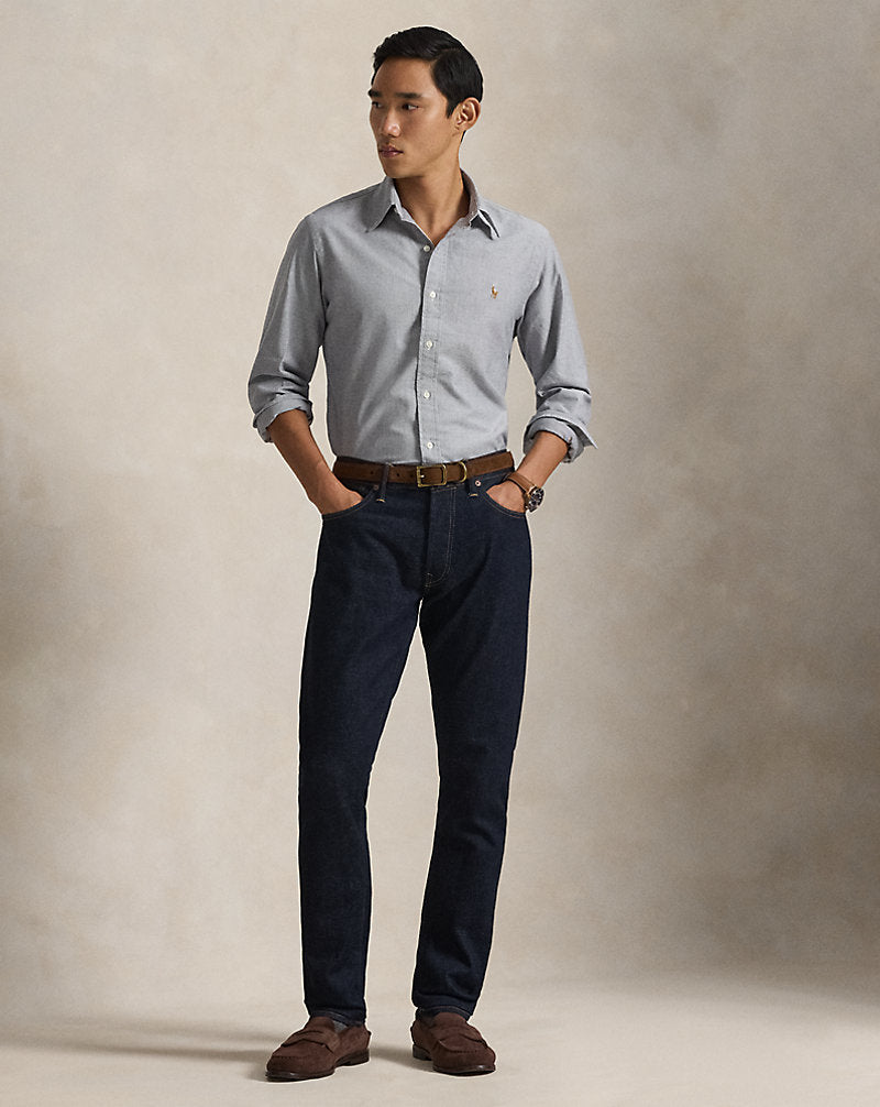 Custom Fit Oxford Shirt Slate