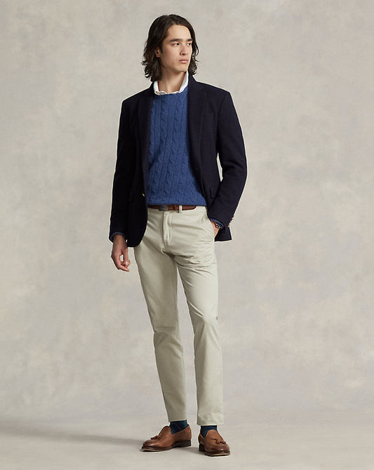 Stretch Slim-Fit Twill Trouser Classic Stone
