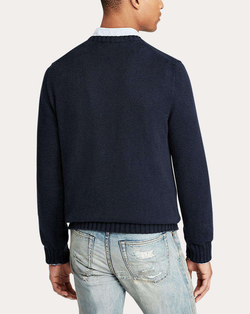The Iconic Flag Jumper Navy