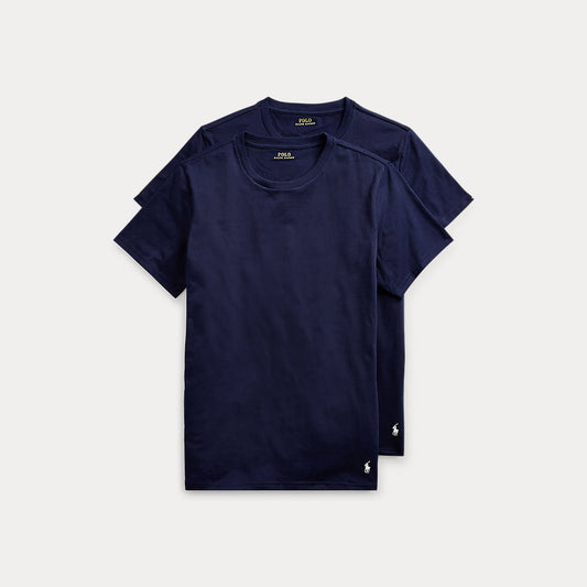 Classic Crewneck Undershirt 2-Pack 2Pk Navy
