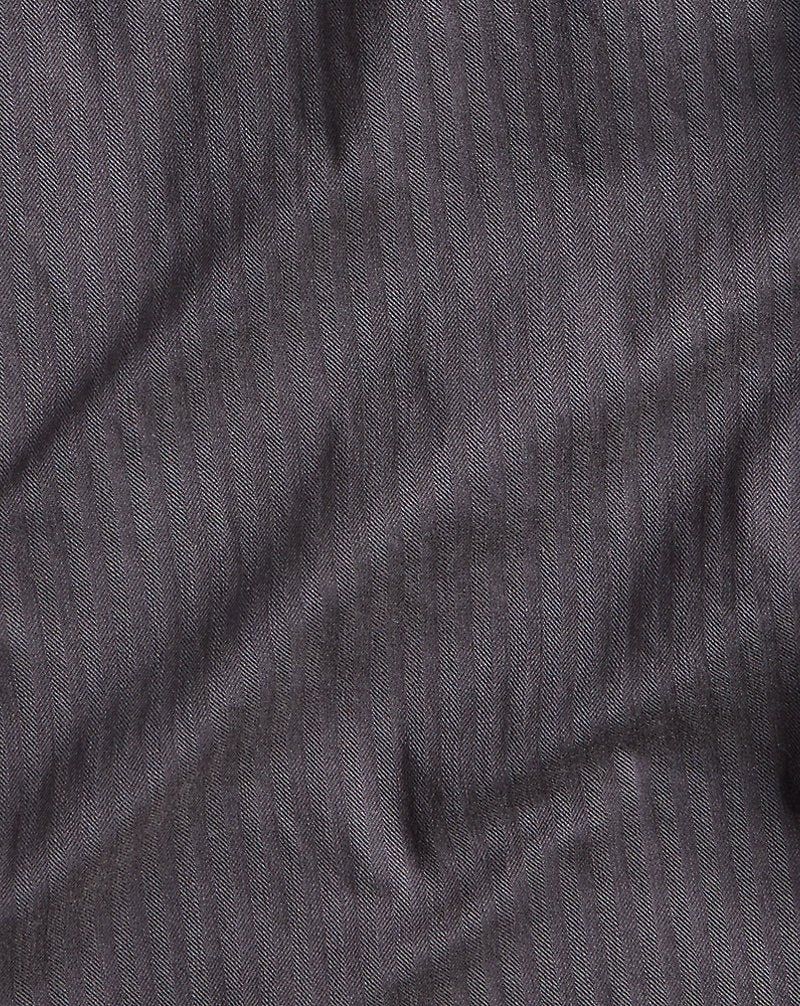 Herringbone Twill Field Trouser Washed Black