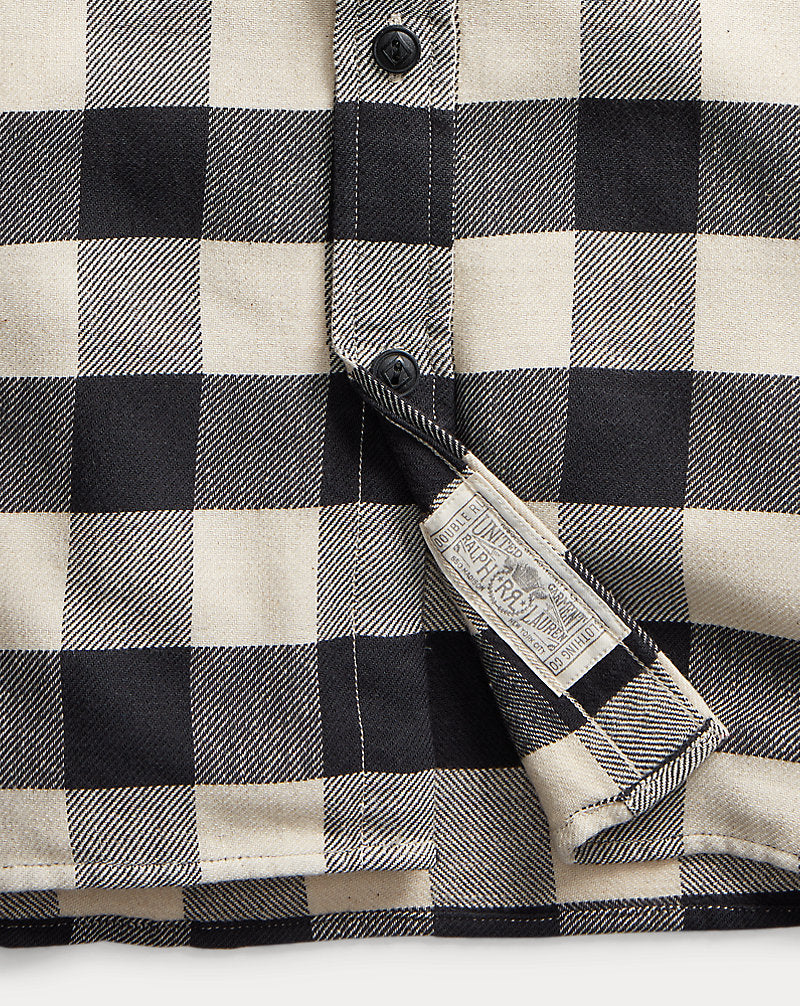 Buffalo Check Twill Workshirt 413 Black/Cream