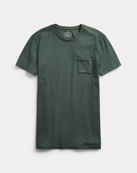 Garment-Dyed Pocket T-Shirt Green