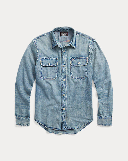 Indigo Denim Workshirt Clearfield Wash