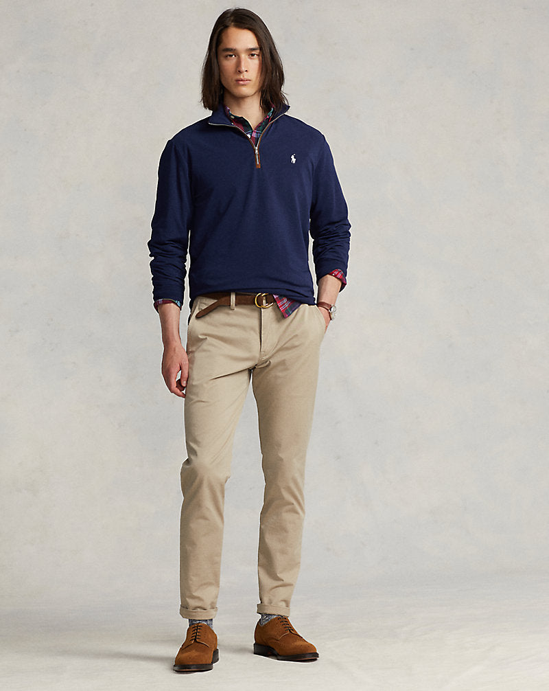 Water-Repellent Terry Sweatshirt Refined Navy