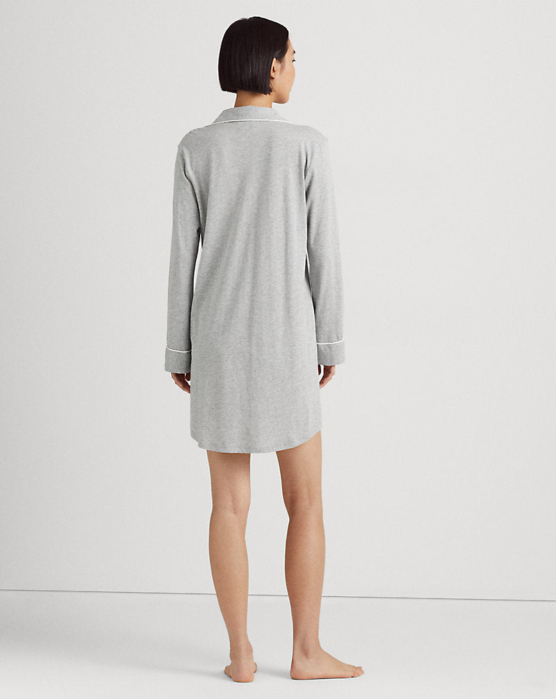 Jersey Sleep Shirt Grey