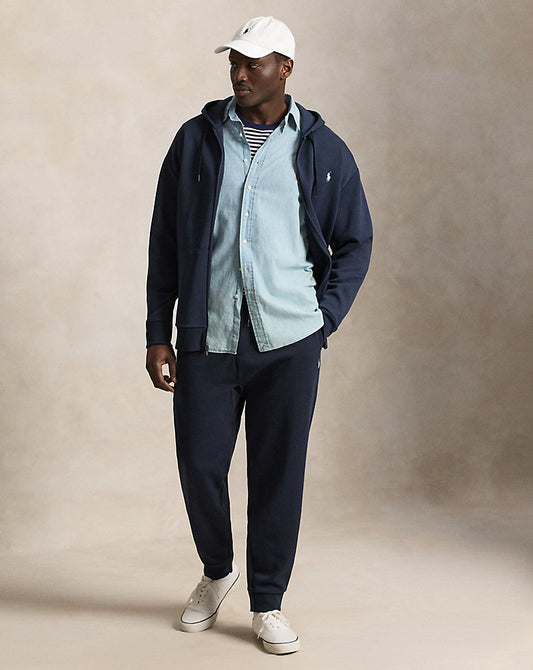 Double-Knit Jogging Bottoms Aviator Navy