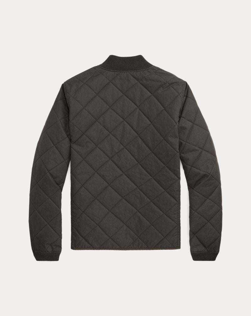Quilted Twill Jacket Vintage Black