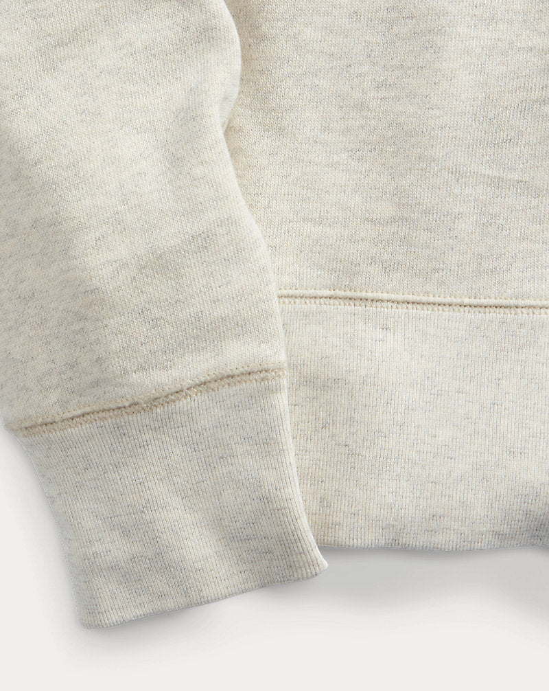 Logo Fleece Pullover Oatmeal Heather