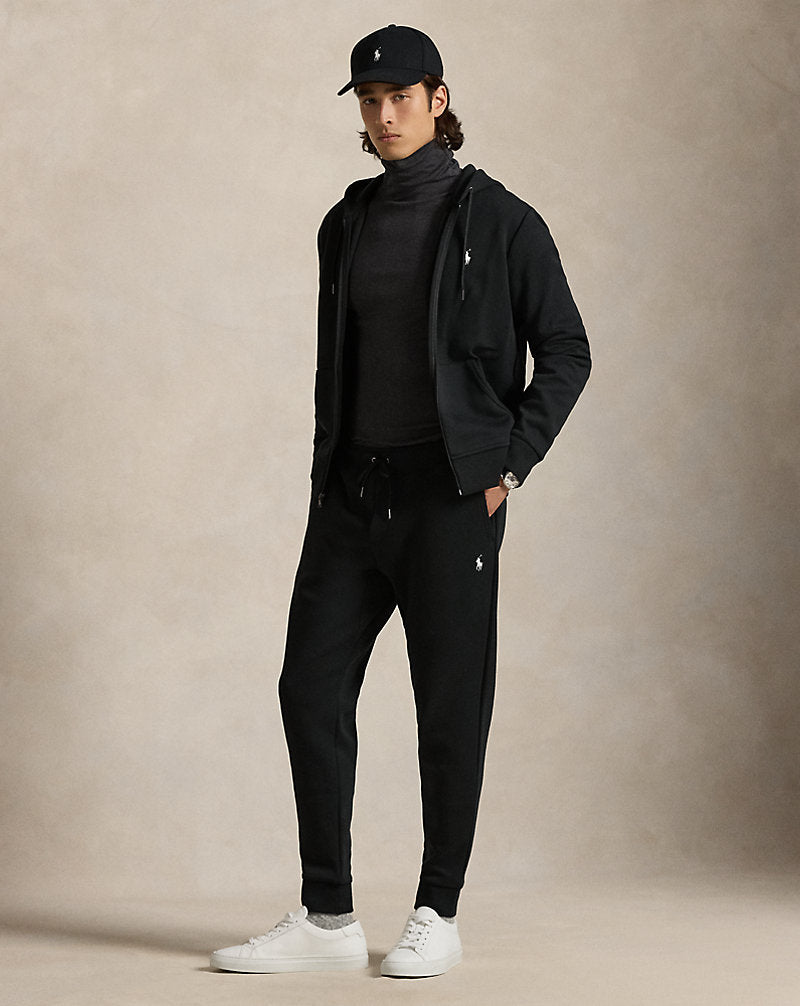 Double-Knit Jogging Bottom Black