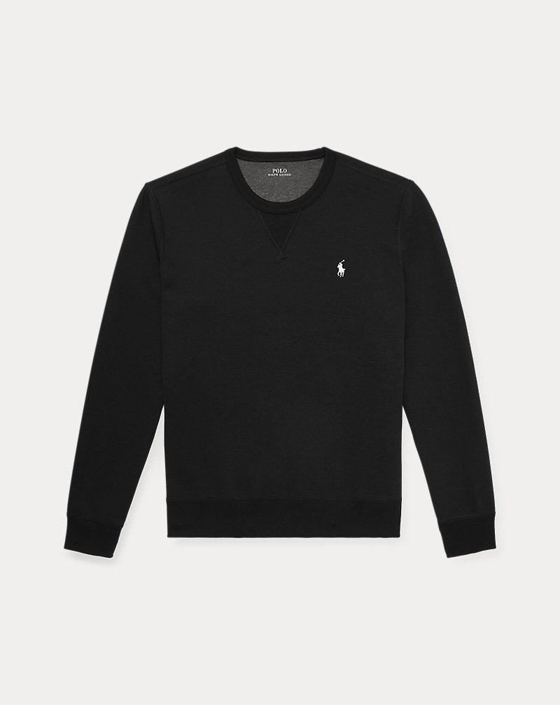 Double-Knit Pullover Black/Cream