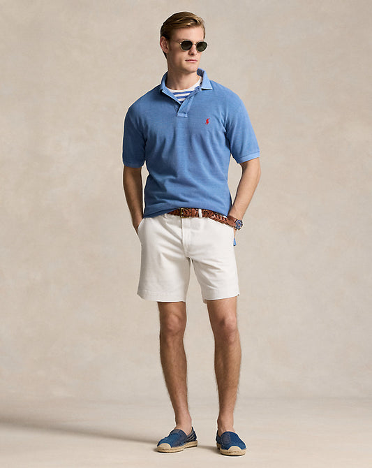 20.5 cm Stretch Straight Fit Chino Short Deckwash White