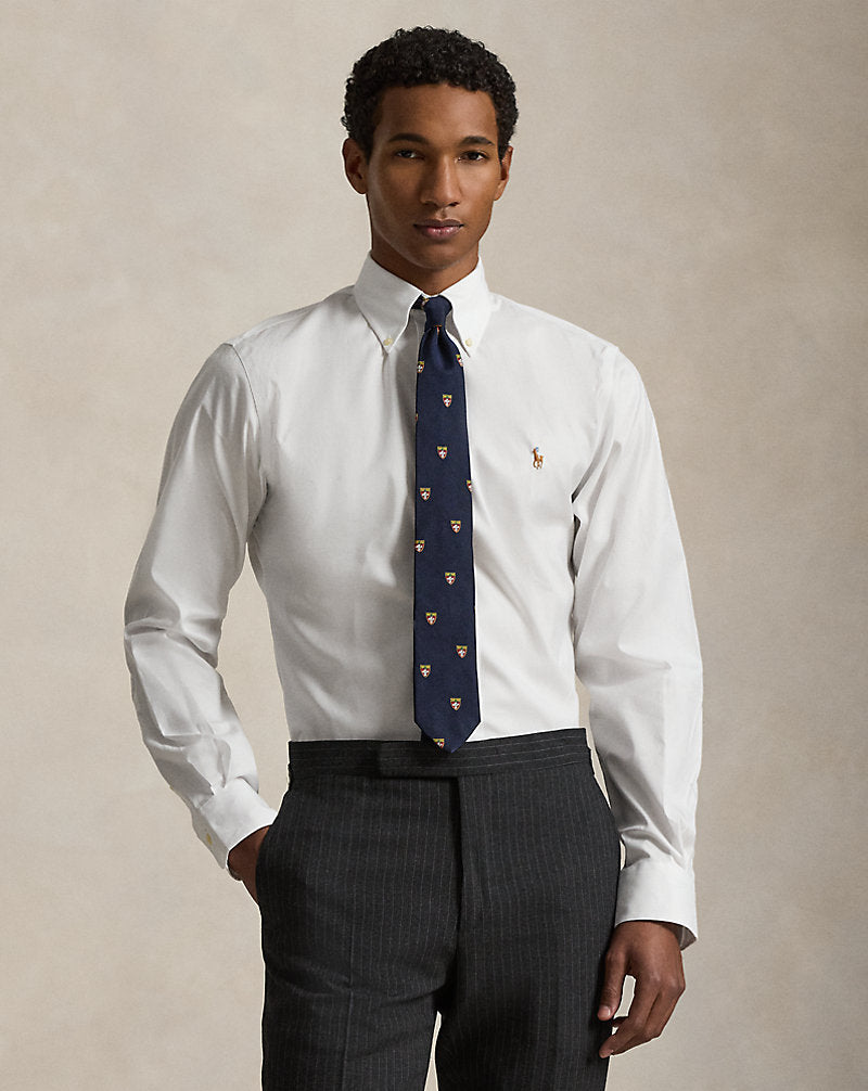 Custom Fit Oxford Shirt White