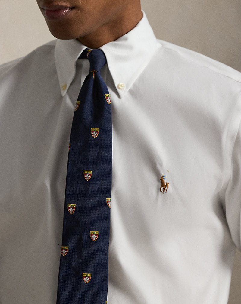 Custom Fit Oxford Shirt White