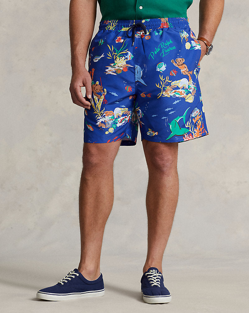 Traveller Classic Fit Bear Swim Trunk Leagues Below