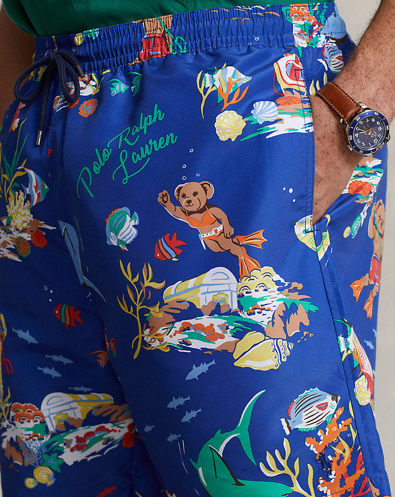 Traveller Classic Fit Bear Swim Trunk Leagues Below
