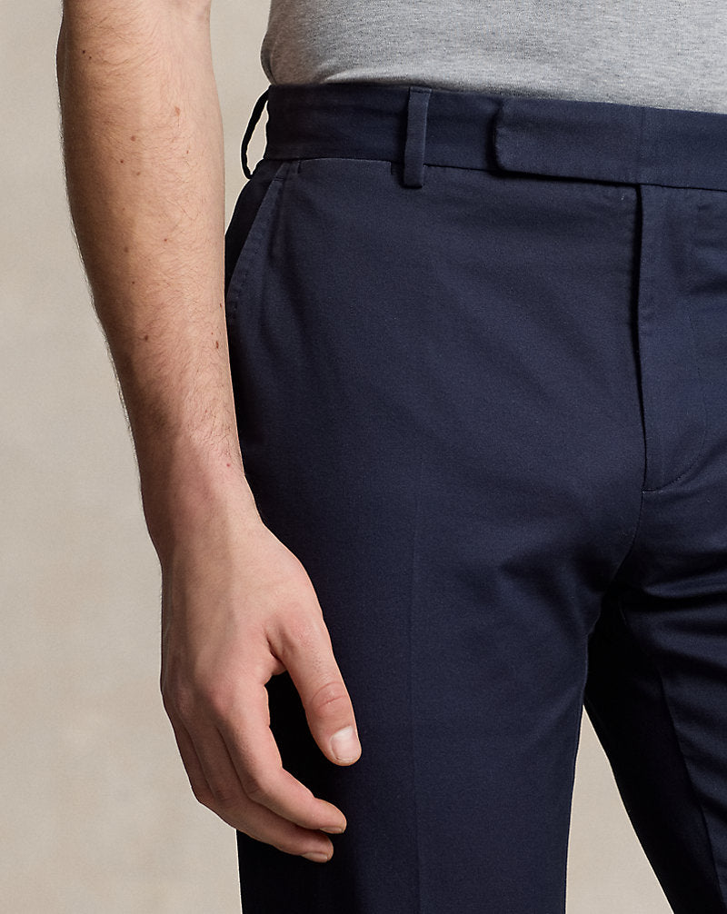 Stretch Chino Suit Trouser Nautical Ink