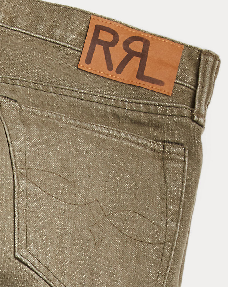 Slim Fit Olive Jean Olive