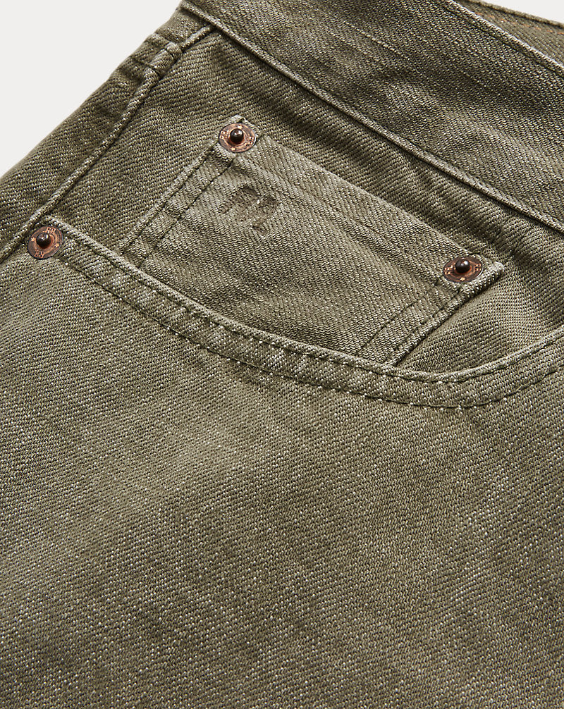 Slim Fit Olive Jean Olive
