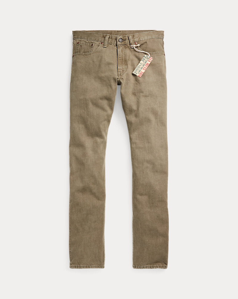 Slim Fit Olive Jean Olive