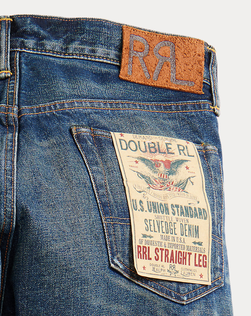 Straight Fit Hawley Selvedge Jean Hawley Wash