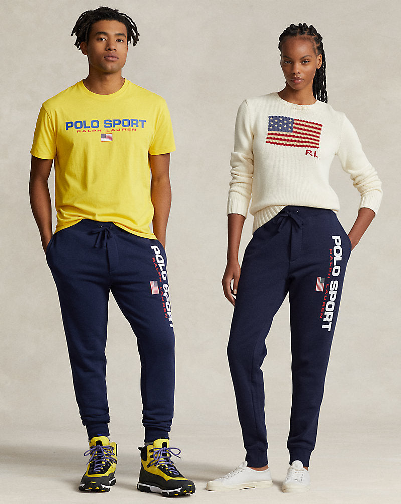 Polo Sport Fleece Joggers Cruise Navy/White