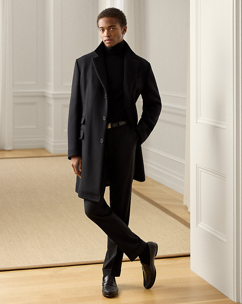 Cashmere Roll Neck Jumper Classic Black