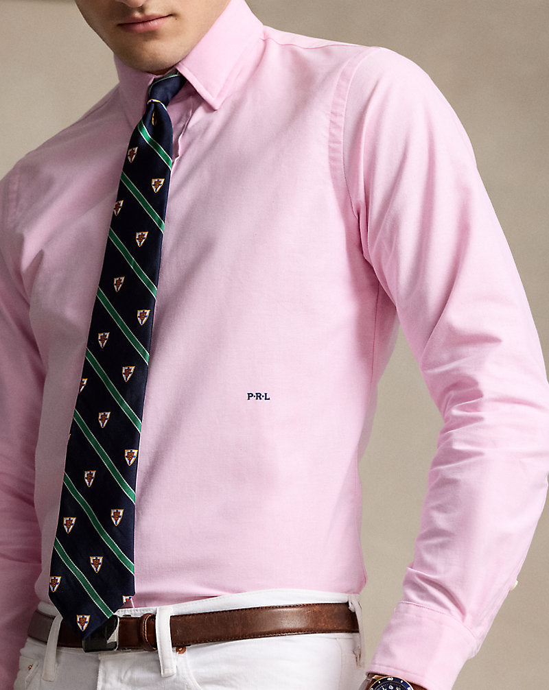 Custom Fit Monogram Oxford Shirt New Rose