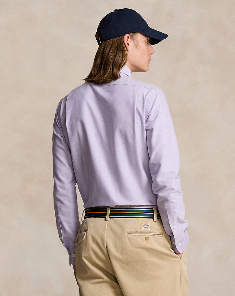 Custom Fit Monogram Oxford Shirt Thistle