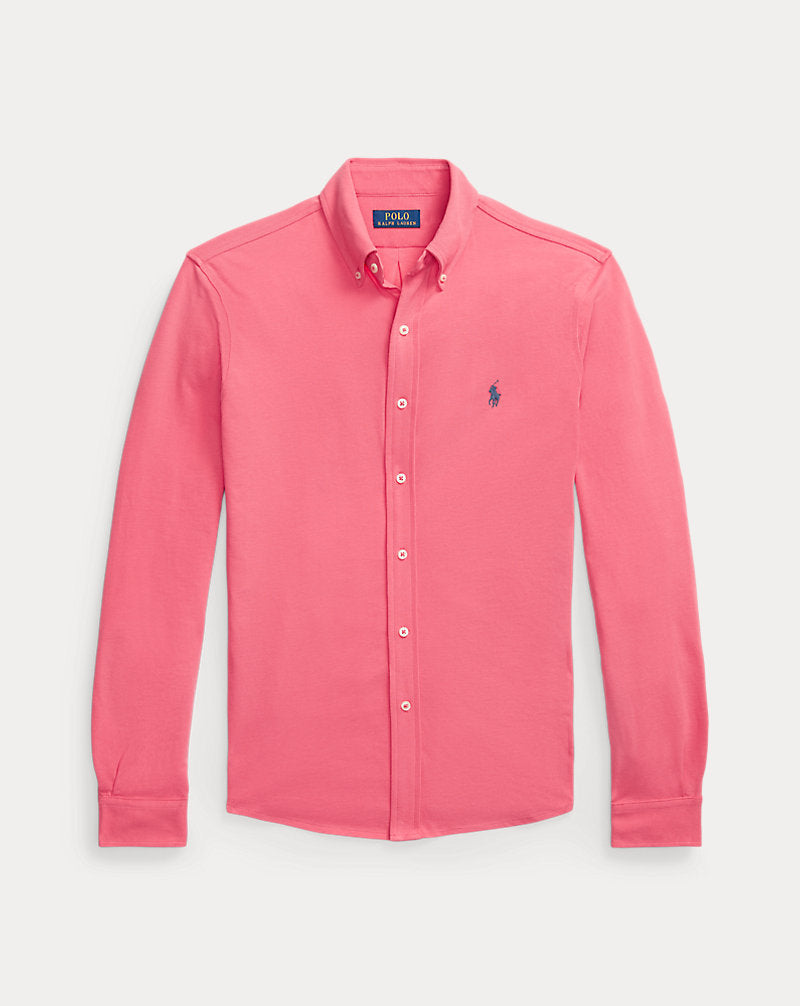 Featherweight Mesh Shirt Pale Red