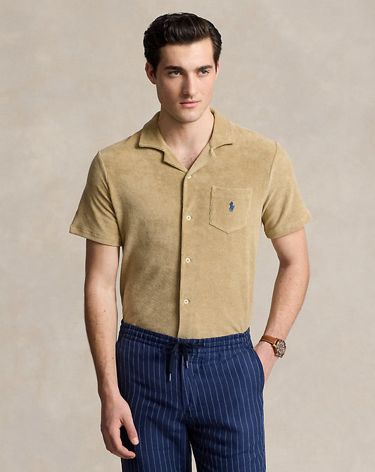 Terry Camp Shirt Coastal Beige