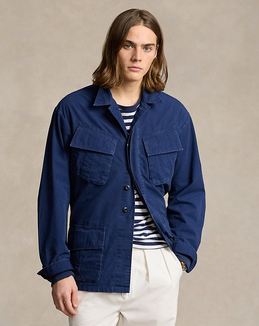 Ripstop Utility Overshirt Newport Navy