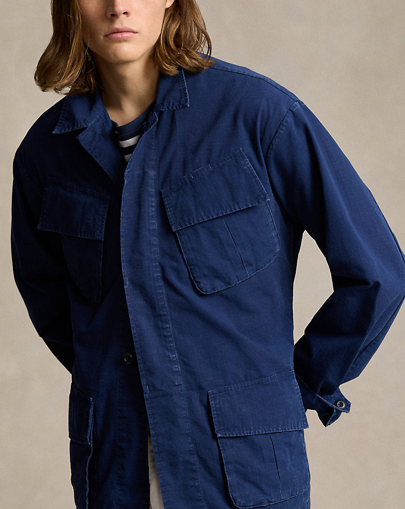 Ripstop Utility Overshirt Newport Navy