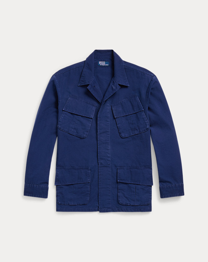 Ripstop Utility Overshirt Newport Navy