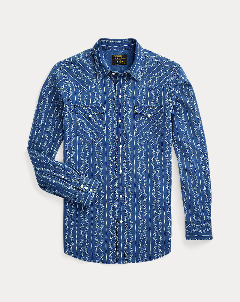 Naiomi Glasses Print Western Shirt 6267a Arcadia Calico