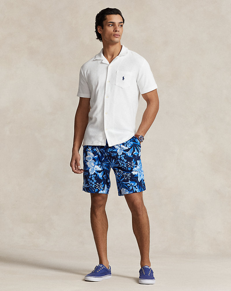 14 cm Floral French Terry Short Jardin Floral/Navy