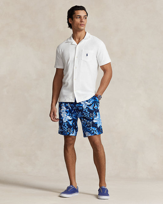 14 cm Floral French Terry Short Jardin Floral/Navy