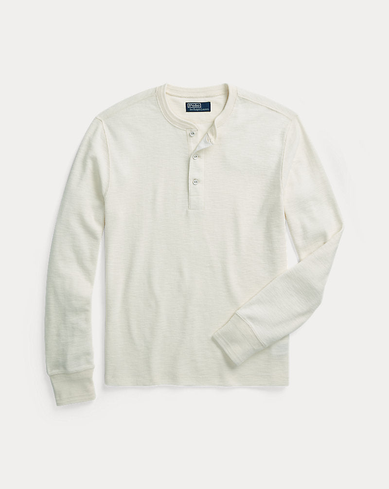 Naiomi Glasses Henley Shirt Warm Cream
