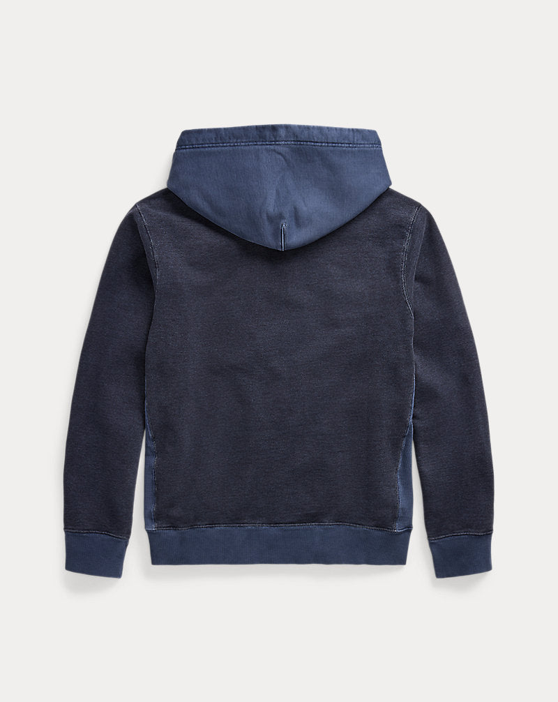 French Terry Hoodie Navy Multi