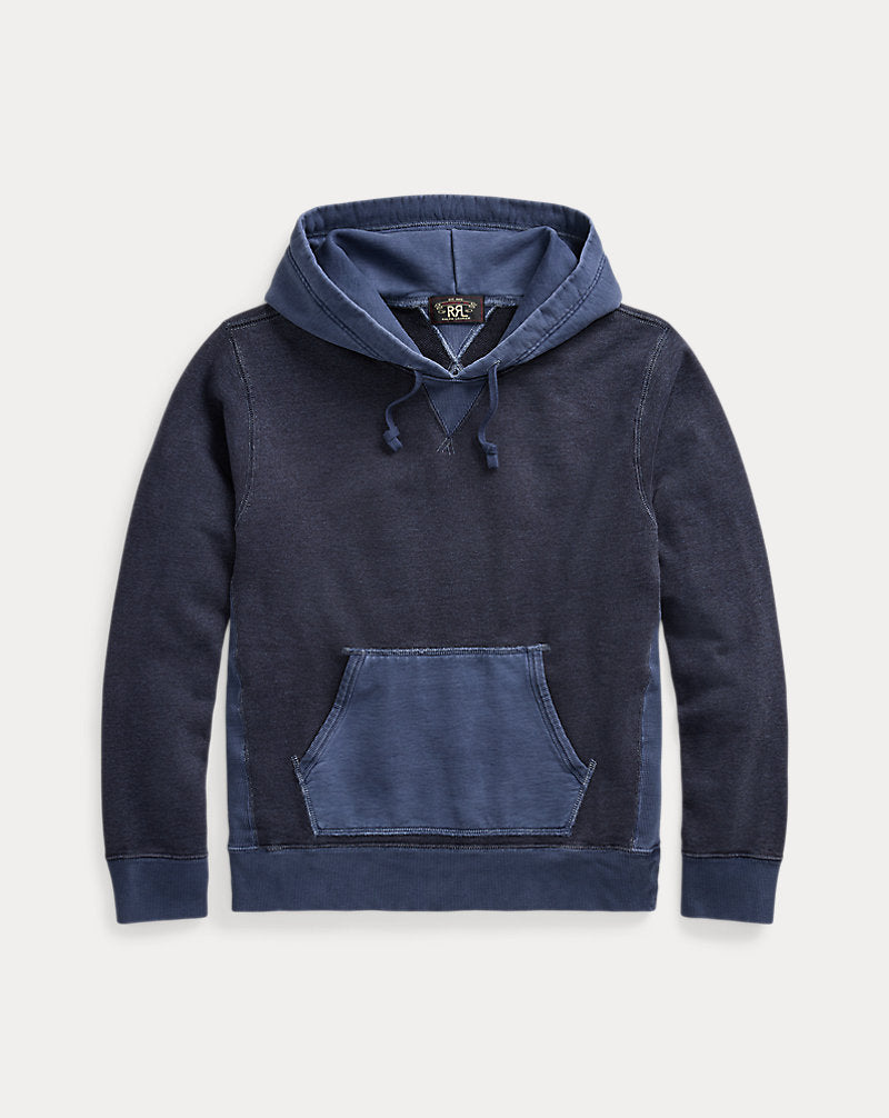 French Terry Hoodie Navy Multi