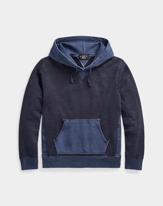 French Terry Hoodie Navy Multi