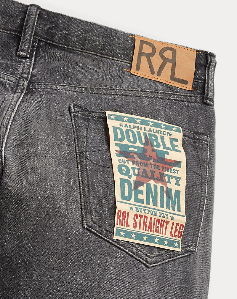 Straight Fit Jean Dusty Black Wash