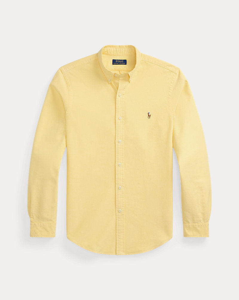 Custom Fit Oxford Shirt Yellow Oxford